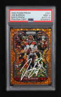 Joe Burrow Signed 2020 Panini Prizm Orange Disco #307 RC (PSA 9 | Autograph Graded PSA 10) at PristineAuction.com