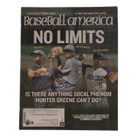 Hunter Greene Signed 2016 Baseball Amer&iacute;ca Magazine (Beckett) at PristineAuction.com