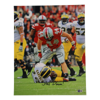 Zach Boren Signed Ohio State Buckeyes 16x20 Photo Inscribed "FTTUN" & "Michigan Sucks" (Beckett) at PristineAuction.com