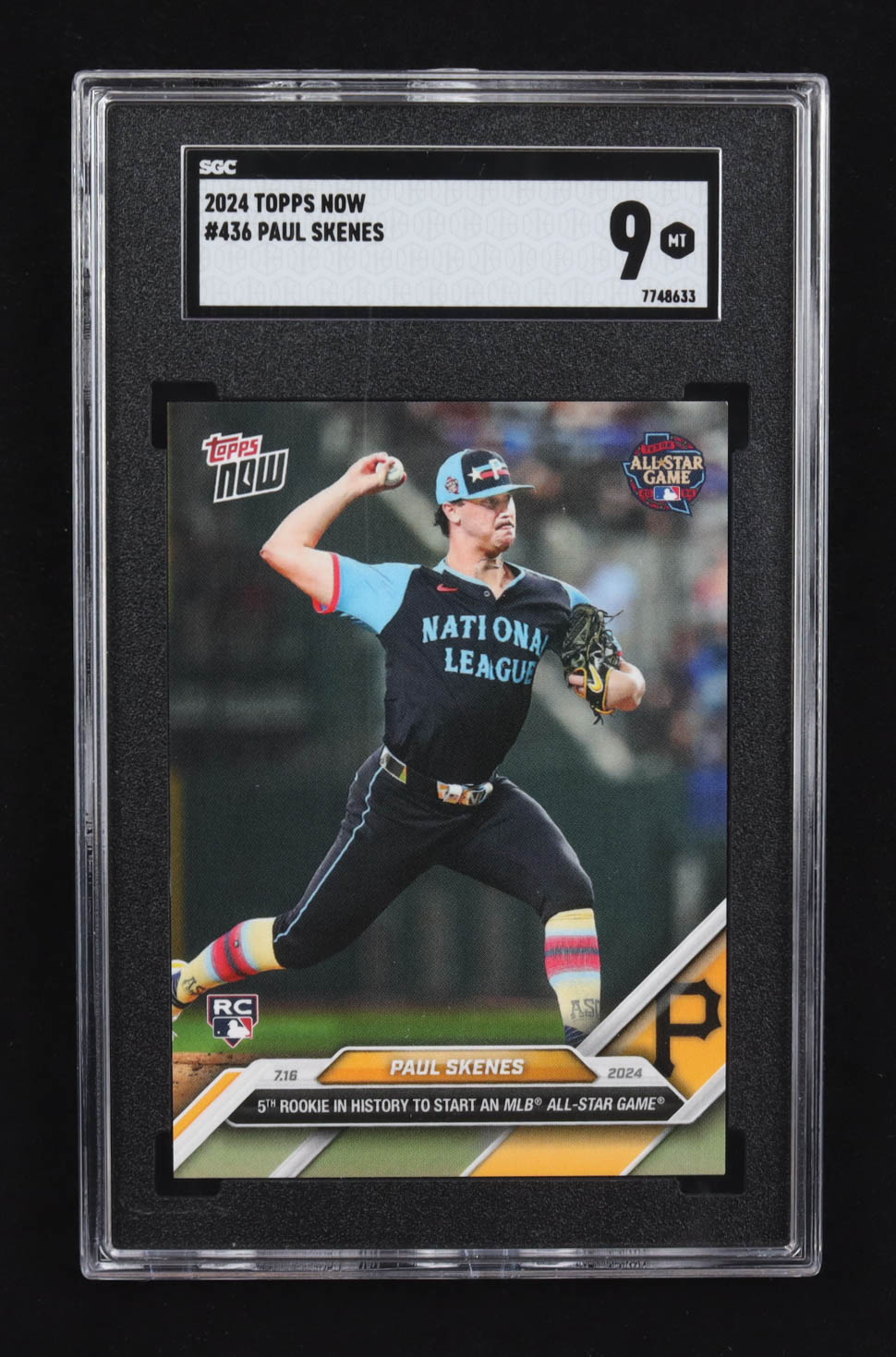 Paul Skenes 2024 Topps Now #436 RC (SGC 9) at PristineAuction.com Paul Skenes 2024 Topps Now #436 RC (SGC 9) at PristineAuction.com