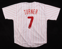 Trea Turner Signed Jersey (Beckett) at PristineAuction.com
