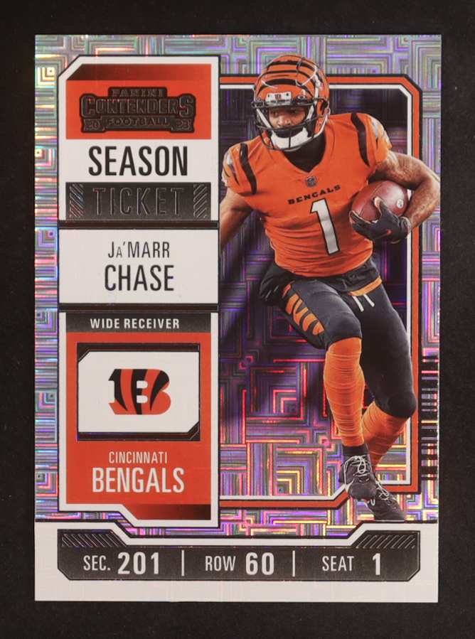 Ja'Marr Chase 2023 Panini Contenders #21 at PristineAuction.com Ja'Marr Chase 2023 Panini Contenders #21 at PristineAuction.com