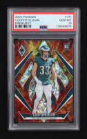 Cooper DeJean 2024 Panini Phoenix FireBurst #171 #295/350 RC (PSA 10) at PristineAuction.com