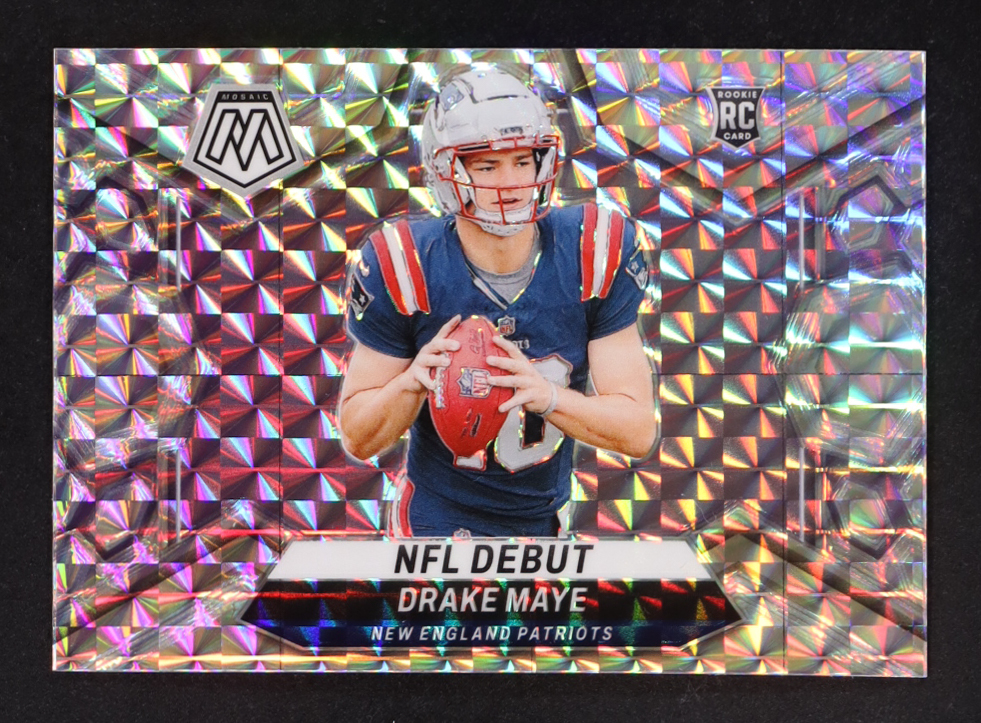 Drake Maye 2024 Panini Mosaic Mosaic #273 DEB RC at PristineAuction.com Drake Maye 2024 Panini Mosaic Mosaic #273 DEB RC at PristineAuction.com