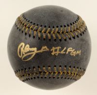 Ronny Mauricio Signed OML Black Leather Baseball Inscribed "#LFGM" (USA SM & JSA) at PristineAuction.com