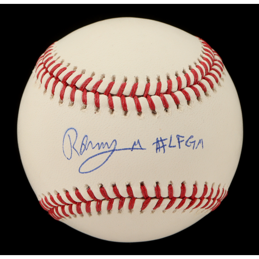 Ronny Mauricio Signed OML Baseball Inscribed "#LFGM" (USA SM & JSA) at PristineAuction.com