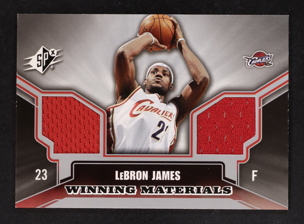 LeBron James 2005-06 SPx Winning Materials #LJ at PristineAuction.com LeBron James 2005-06 SPx Winning Materials #LJ at PristineAuction.com