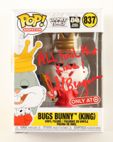 Jeff Bergman Signed "Looney Tunes" #837 Bugs Bunny (King) Funko Pop! Vinyl Figure Inscribed "All Hail The King!" (PSA) at PristineAuction.com