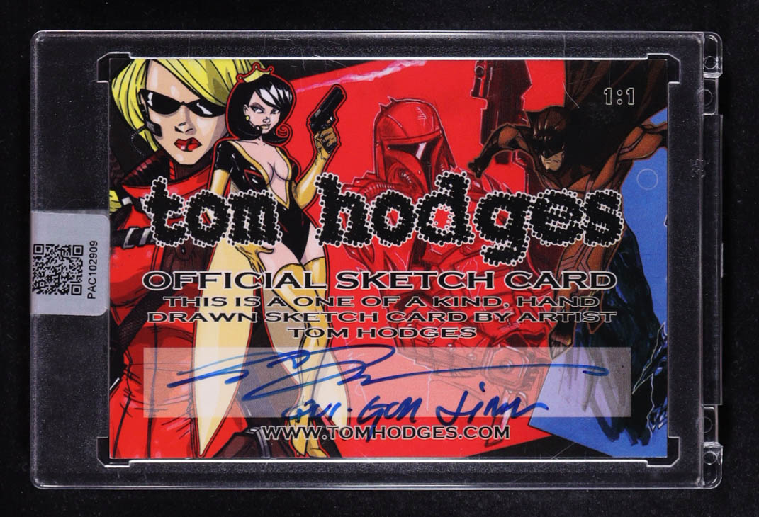 Qui Gon Jinn | Star Wars | Sketch Card by Tom Hodges (1/1 Original Art) at PristineAuction.com Qui Gon Jinn | Star Wars | Sketch Card by Tom Hodges (1/1 Original Art) at PristineAuction.com