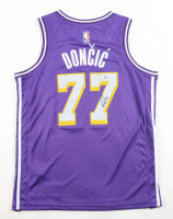 Luka Doncic Signed Signed Lakers Jordan Authentic Jersey (PSA) at PristineAuction.com