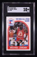 Michael Jordan 1989-90 Hoops #21 AS (SGC 10) at PristineAuction.com