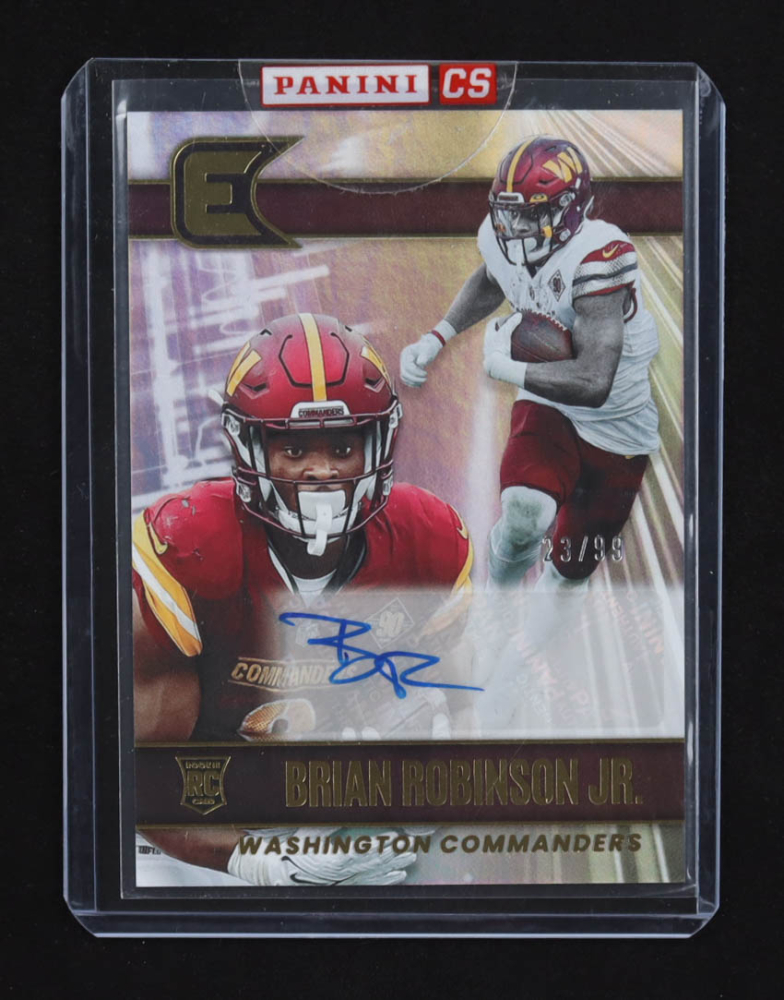 Brian Robinson Jr. 2022 Panini Chronicles Essentials Autographs #ESS-BRR RC #23/99
