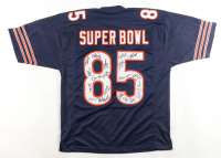 1985 Bears World Champions Jersey Team-Signed by (17) with Mike Singletary, Dan Hampton, Tom Thayer, Mark Bortz  (JSA) at PristineAuction.com