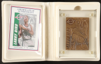 Larry Bird 1995 Hardcourt Legends #1 Highland Mint Bronze Mint-Card #2189/5000 at PristineAuction.com