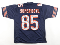 1985 Bears World Champions Jersey Team-Signed by (17) with Mike Singletary, Dan Hampton, Tom Thayer, Mark Bortz  (JSA) at PristineAuction.com