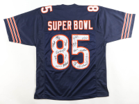 1985 Bears World Champions Jersey Team-Signed by (17) with Mike Singletary, Dan Hampton, Tom Thayer, Mark Bortz  (JSA) at PristineAuction.com
