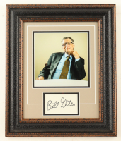 Bill Gates Signed Custom Framed Cut Display (Beckett) at PristineAuction.com