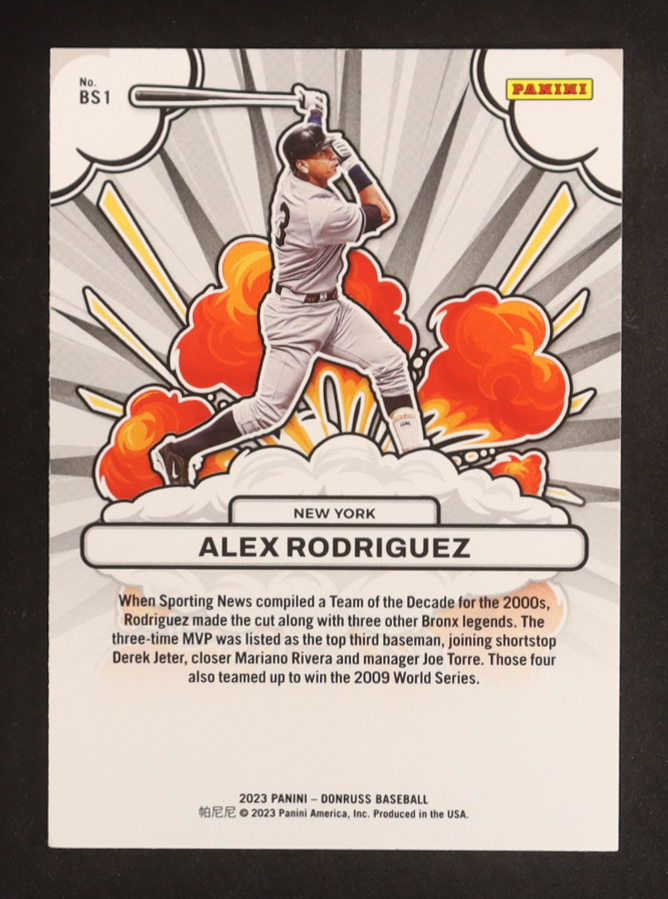 Alex Rodriguez 2023 Donruss Bomb Squad Vector #1 at PristineAuction.com Alex Rodriguez 2023 Donruss Bomb Squad Vector #1 at PristineAuction.com