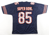 1985 Bears World Champions Jersey Team-Signed by (17) with Mike Singletary, Dan Hampton, Tom Thayer, Mark Bortz  (JSA) at PristineAuction.com