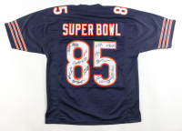 1985 Bears World Champions Jersey Team-Signed by (17) with Mike Singletary, Dan Hampton, Tom Thayer, Mark Bortz  (JSA) at PristineAuction.com