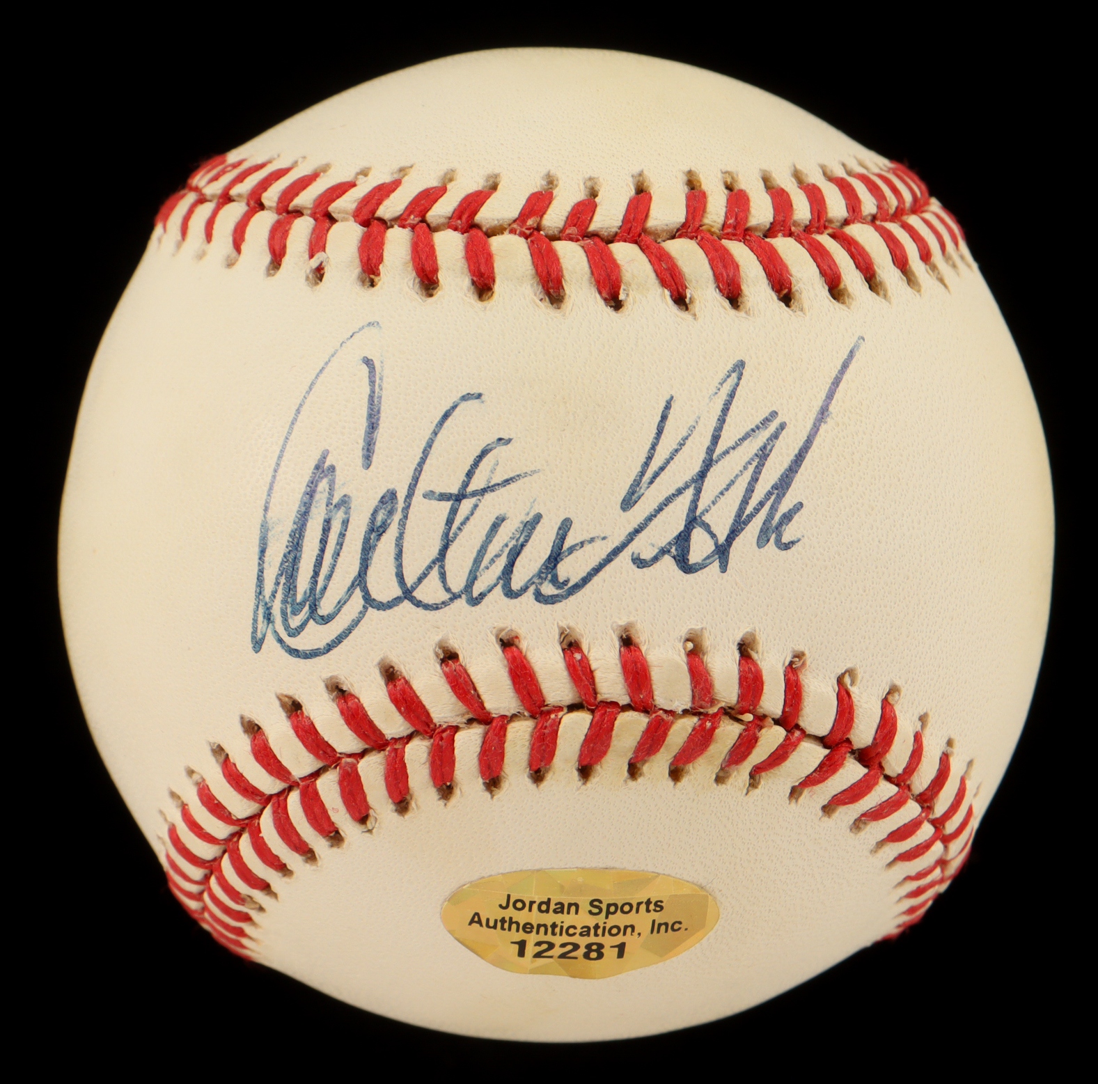 Carlton Fisk Signed OAL Baseball (Beckett) at PristineAuction.com Carlton Fisk Signed OAL Baseball (Beckett) at PristineAuction.com