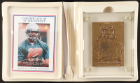 Rashaan Salaam 1995 Pinnacle #217 1995 Highland Mint Bronze Mint-Card #744/2500 at PristineAuction.com