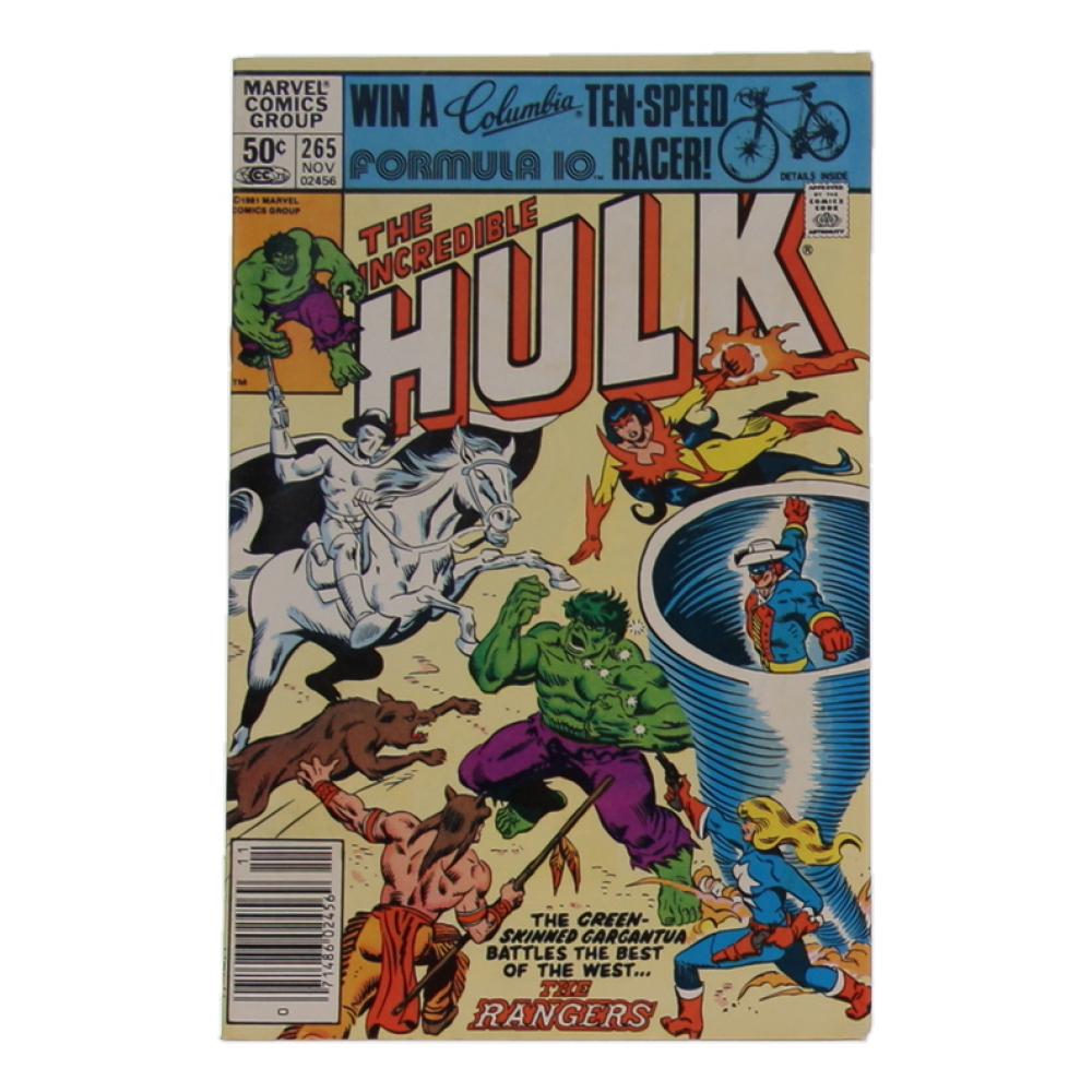 1981 "The Incredible Hulk" Issue #265 Marvel Comic Book at PristineAuction.com