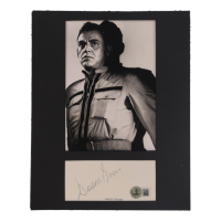 Dabbs Greer Signed "It! The Terror From Beyond Space" Custom Matted Cut Display (Beckett) at PristineAuction.com