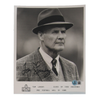 Tom Landry Signed 8x10 Photo (Beckett) at PristineAuction.com