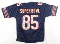 1985 Bears World Champions Jersey Team-Signed by (17) with Mike Singletary, Dan Hampton, Tom Thayer, Mark Bortz  (JSA) at PristineAuction.com