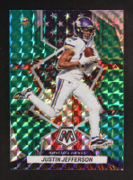Justin Jefferson 2022 Panini Mosaic Mosaic Green #264 NP at PristineAuction.com