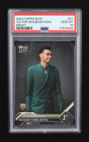 Victor Wembanyama 2023-24 Topps Now Draft #D1 RC (PSA 10) at PristineAuction.com