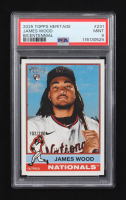 James Wood 2025 Topps Heritage Bicentennial #231 #102/200 RC (PSA 9) at PristineAuction.com