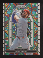 Bryce Harper 2022 Panini Prizm Stained Glass #4 at PristineAuction.com