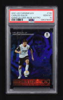 Carlos Soler 2021-22 Panini Chronicles La Liga Blue Astro Illusions #198 #14/16 (PSA 10) at PristineAuction.com