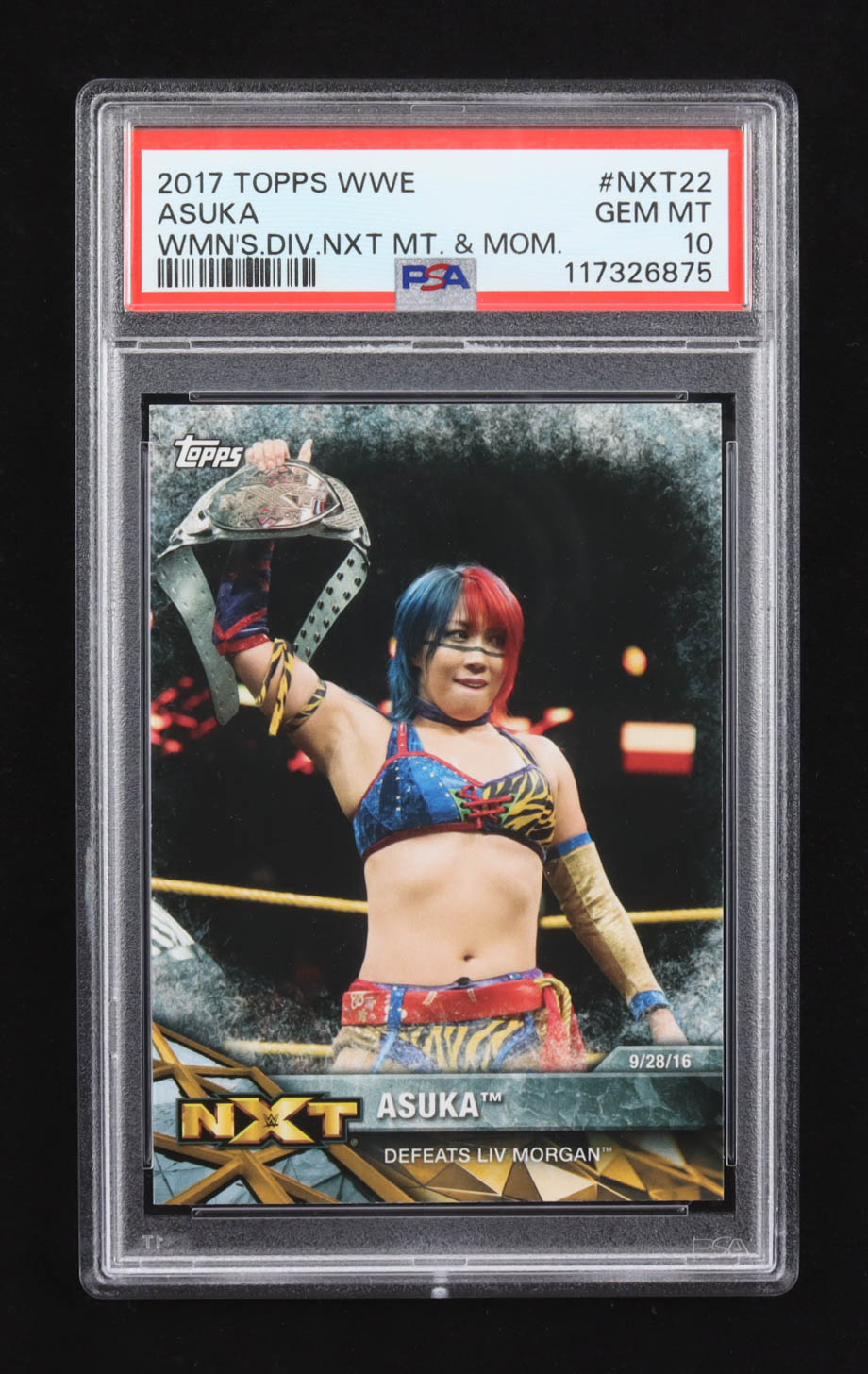 Asuka 2017 Topps WWE Women's Division NXT Matches and Moments #NXT22 (PSA 10) at PristineAuction.com Asuka 2017 Topps WWE Women's Division NXT Matches and Moments #NXT22 (PSA 10) at PristineAuction.com