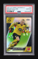 Erling Haaland 2021-22 Topps Chrome Bundesliga Refractors #30 (PSA 10) at PristineAuction.com