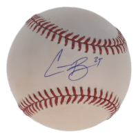 Corbin Burnes Signed OML Baseball (JSA) at PristineAuction.com