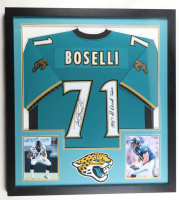 Tony Boselli Signed Custom Framed Jersey Display Inscribed "1990's All Decade Team" (Beckett) at PristineAuction.com