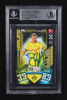 Erling Haaland Signed 2019-20 Topps Bundesliga On Demand Match Attax #OD155 (Beckett) at PristineAuction.com