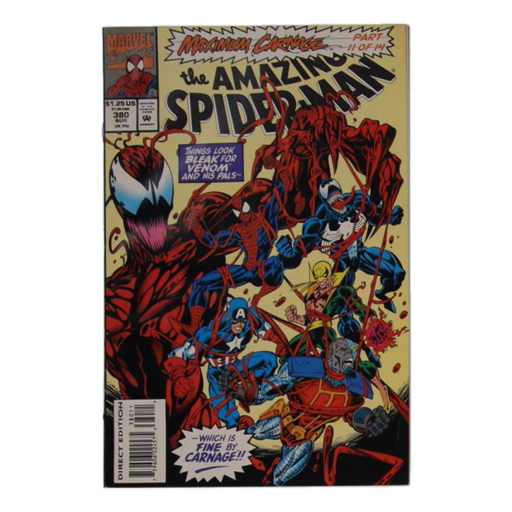 1993 "The Amazing Spider-Man" Issue #380 Marvel Comic Book at PristineAuction.com