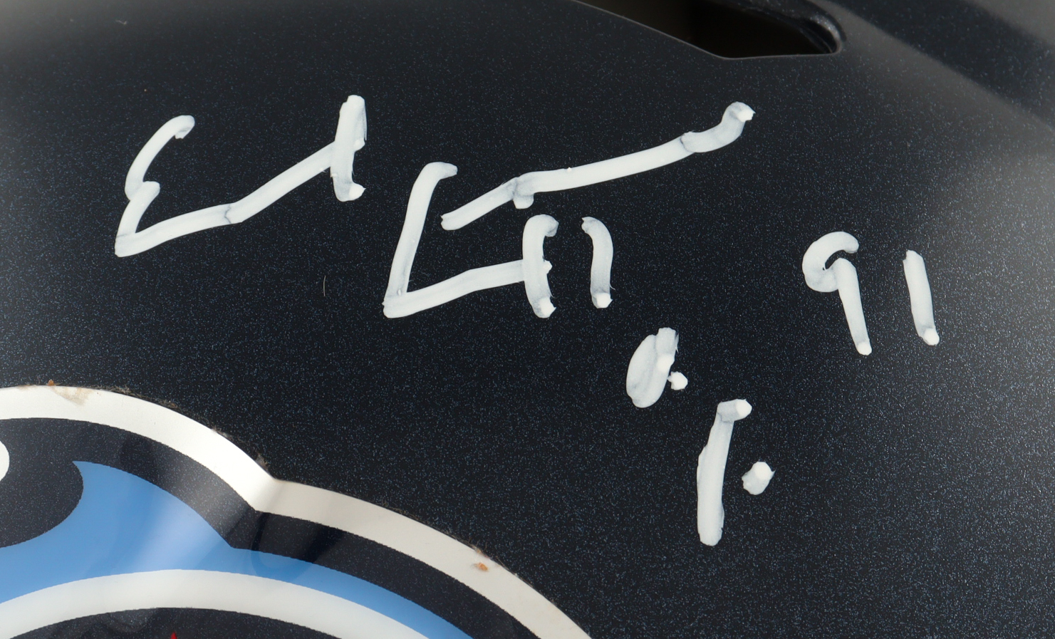 Eddie George Signed Tennessee Titans Full-Size Authentic On-Field Speed Helmet (Beckett) at PristineAuction.com Eddie George Signed Tennessee Titans Full-Size Authentic On-Field Speed Helmet (Beckett) at PristineAuction.com