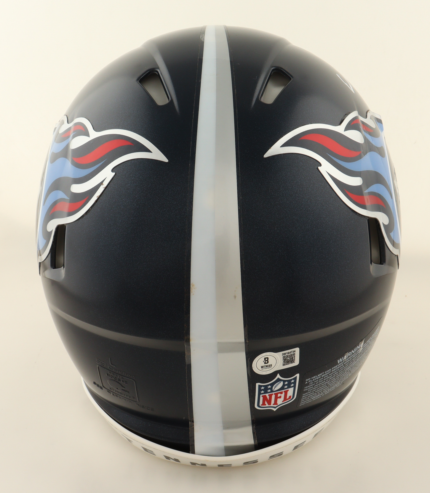Eddie George Signed Tennessee Titans Full-Size Authentic On-Field Speed Helmet (Beckett) at PristineAuction.com Eddie George Signed Tennessee Titans Full-Size Authentic On-Field Speed Helmet (Beckett) at PristineAuction.com