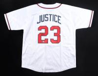 David Justice Signed Jersey (Beckett) at PristineAuction.com