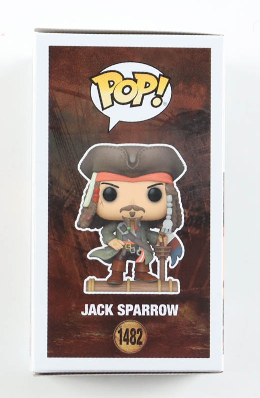 Johnny Depp Signed "Pirates Of The Caribbean" #1482 Jack Sparrow Funko Pop! Vinyl Figure (PSA) at PristineAuction.com Johnny Depp Signed "Pirates Of The Caribbean" #1482 Jack Sparrow Funko Pop! Vinyl Figure (PSA) at PristineAuction.com