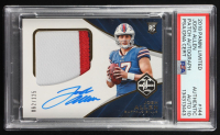 Josh Allen 2018 Limited #144 Jersey Autograph RC #062/125 (PSA | Auto Grade 10) at PristineAuction.com