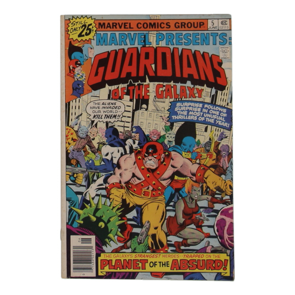 1976 "Marvel Presents: Guardians of the Galaxy" Issue #5 Marvel Comic Book at PristineAuction.com