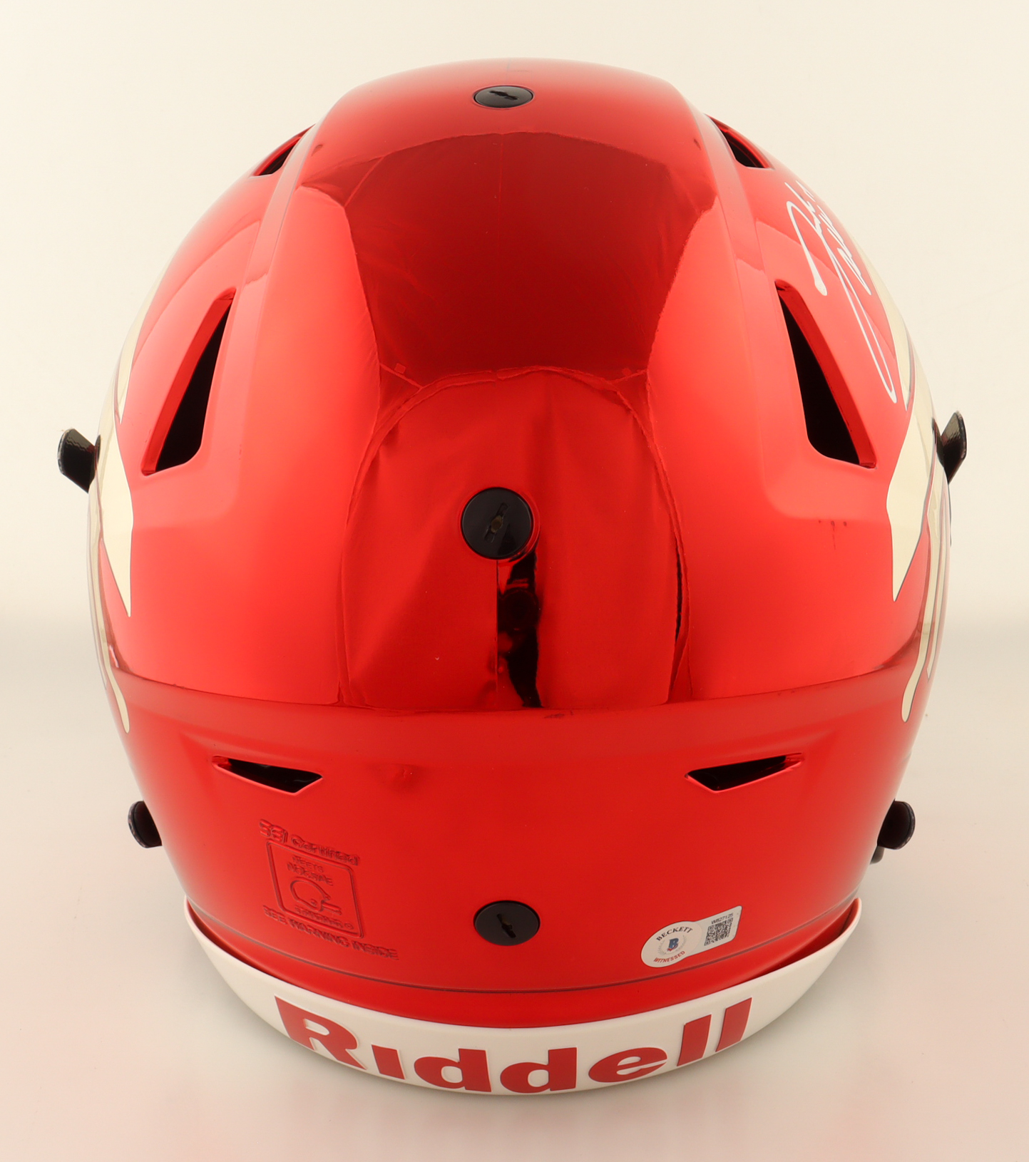 Josh Allen Signed Bills Full-Size Authentic On-Field Chrome Alternate SpeedFlex Helmet with Visor Inscribed "24 NFL MVP" (Beckett) at PristineAuction.com Josh Allen Signed Bills Full-Size Authentic On-Field Chrome Alternate SpeedFlex Helmet with Visor Inscribed "24 NFL MVP" (Beckett) at PristineAuction.com