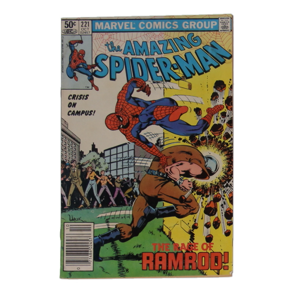 1981 "The Amazing Spider-Man" Issue #221 Marvel Comic Book at PristineAuction.com