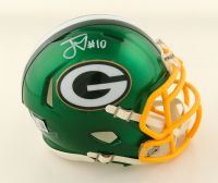 Jordan Love Signed Packers Flash Alternate Speed Mini Helmet (Beckett) at PristineAuction.com